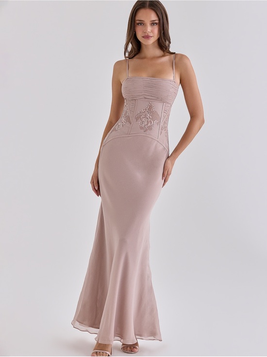 House of CB Dresses & Skirts - House of CB Catalina Lace-Corset Maxi Dress